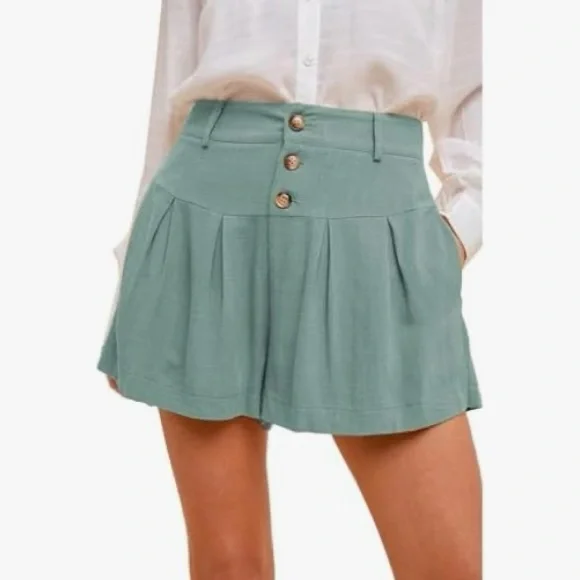 Linen Shorts - Picture 1 of 5